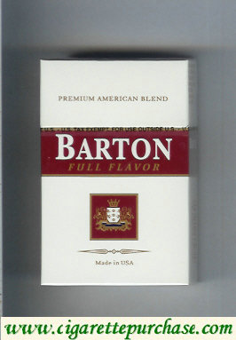 Barton cigarettes Full Flavor Premium American Blend